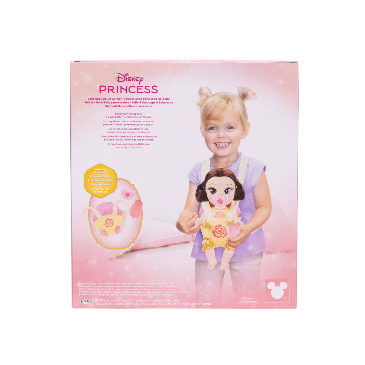 Muñeca Baby Bella con portabebé – Disney Princess– Ositos y