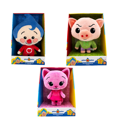 Peluche Musical Plim Plim – Con Sonidos y Canciones Originales 30 cm