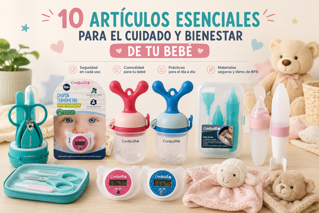10 artículos esenciales para el cuidado y bienestar de tu bebé