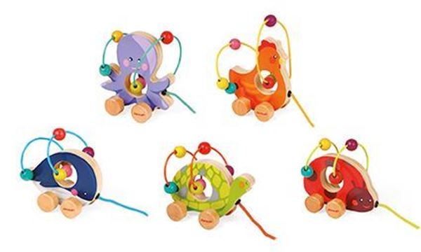 Juguete de Arrastre Janod – Animal de Madera para Pequeños