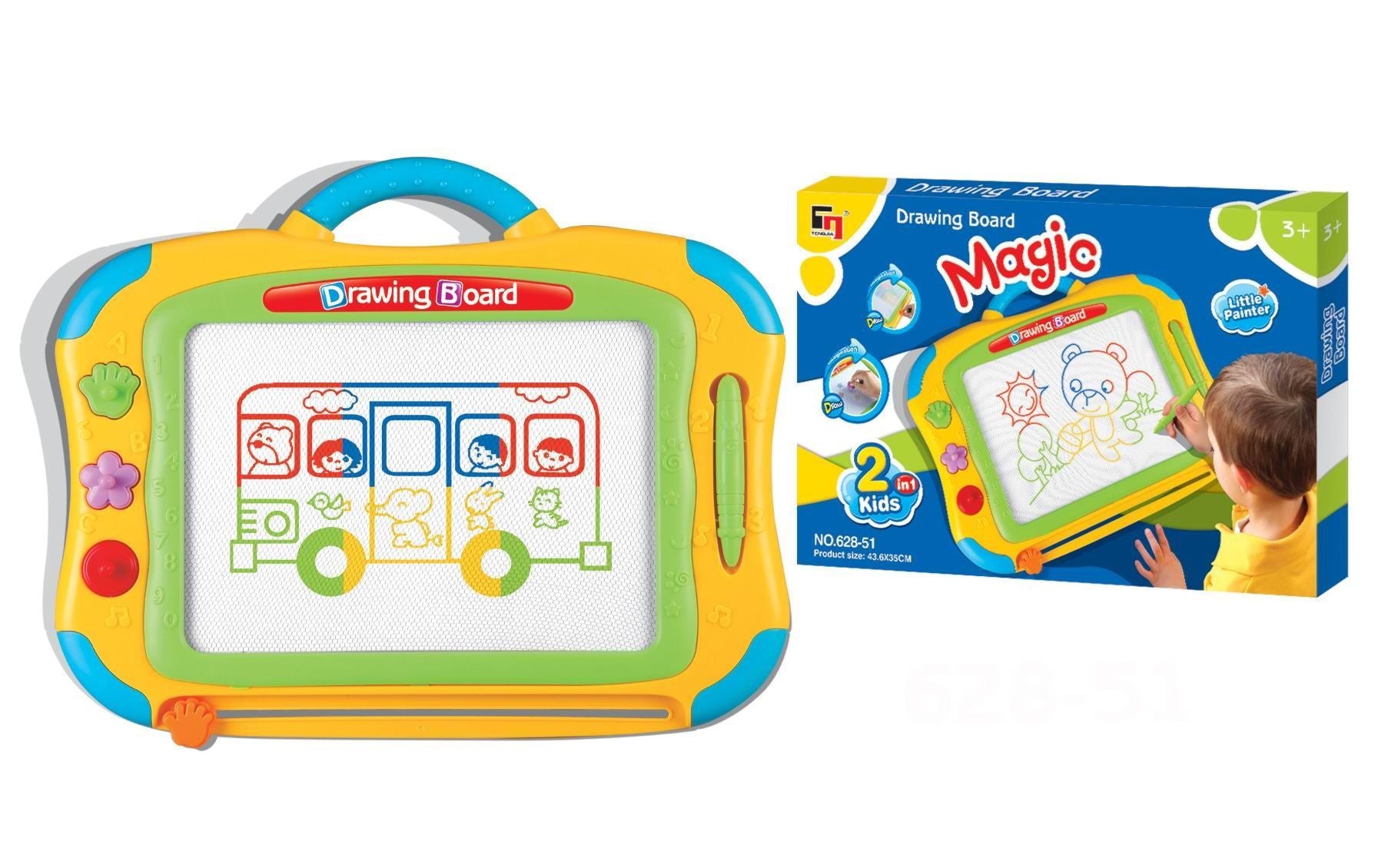 Pizarra Magica Led Tableta Luminosa 20x30 Cm Usb Dibujos | Envío gratis