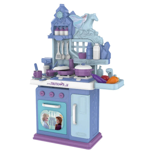 Cocina Infantil Disney Frozen con Luces, Sonidos y 53 Accesorios