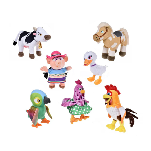 Peluches de la Granja Musicales 20 cm Con Frases y Canciones