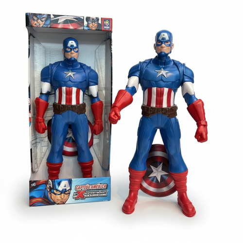 Figura Capitán América Extreme 40cm  | Marvel | Incluye Escudo