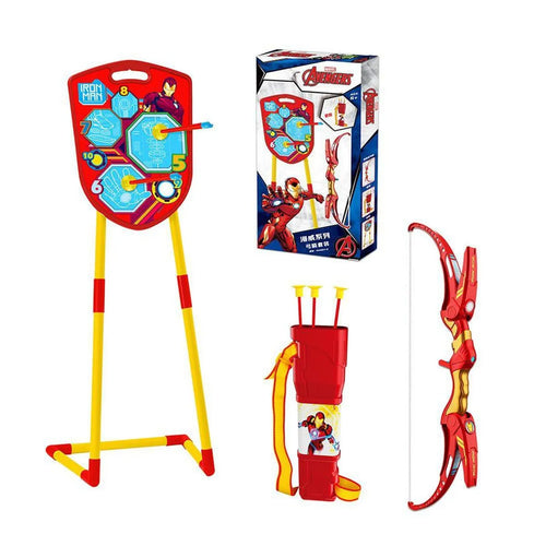 Set De Arco Y Flechas Marvel Iron Man Con Blanco Y Accesorios