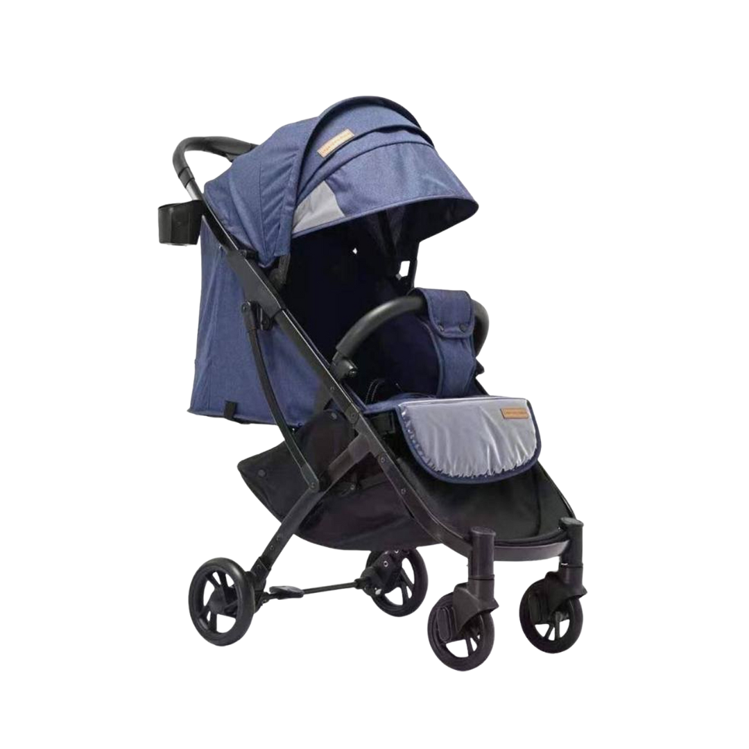 Cochecito De Muñecas Plegable Y Ligero – Carrito De Juguete Rosa De 55 Cm Para Niñas De 1 A 3 Años